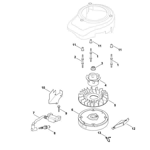 Picture of J - Ignition system XT-800 (XT800-2052)