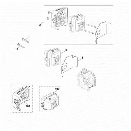 Picture of F - Exhaust XT-800 (XT800-2053)