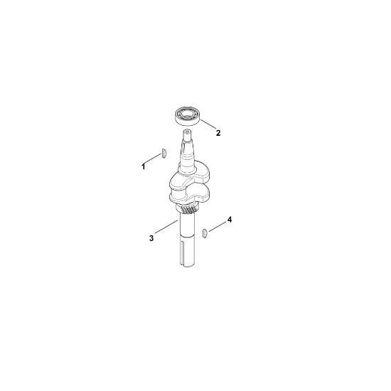 Picture of D - Crankshaft XT-800 (XT800-3086)