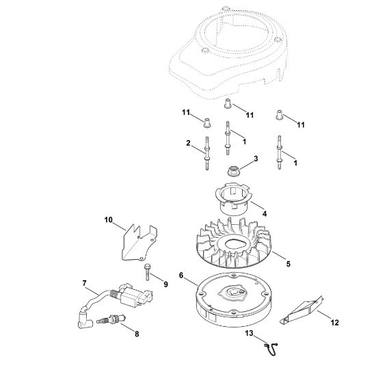Picture of J - Ignition system XT-800 (XT800-3086)