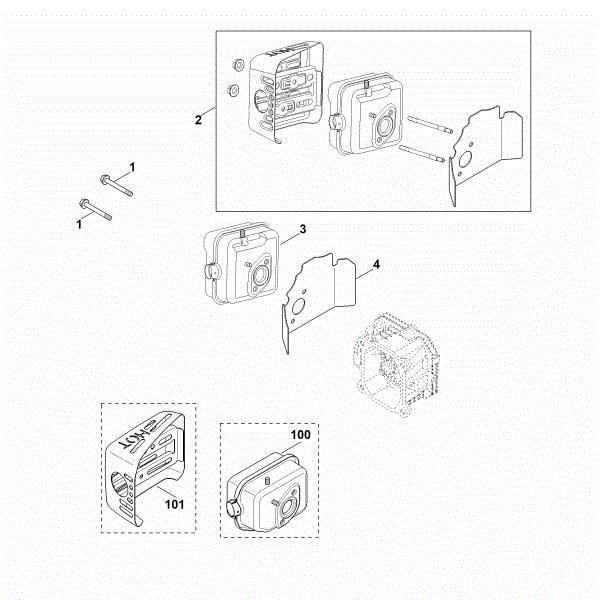 Picture of F - Exhaust XT-800 (XT800-3089)