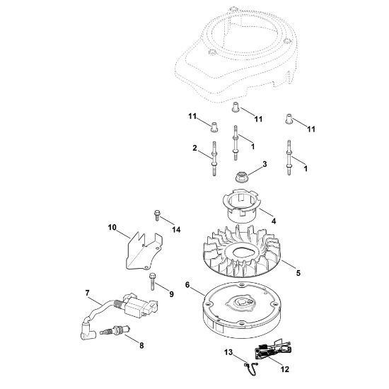 Picture of I - Ignition system XT-800 (XT800-3090)