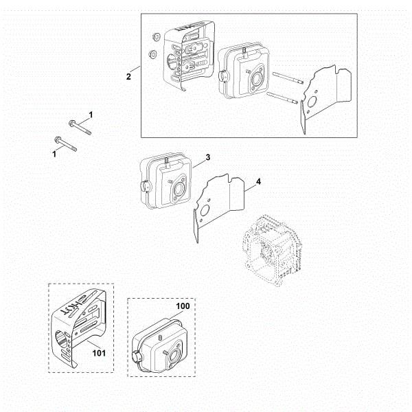 Picture of F - Exhaust XT-800 (XT800-3091)