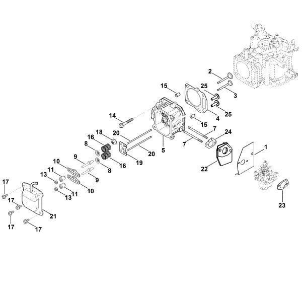 Picture of I - Valve cover, Valve XT-800 (XT800-3091)