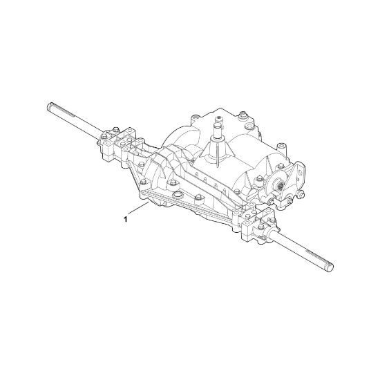 Picture of A - Gear box assy. MST 205 - 576