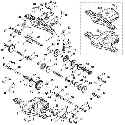 Picture of B - Gear head MST 205 - 576