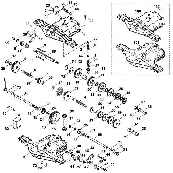 Picture of B - Gear head MST 205 - 576
