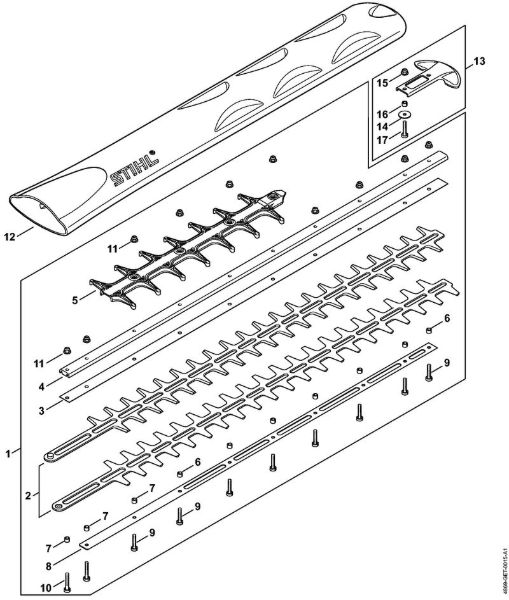 Cutter bar 750 mm / 30 R Cordless hedge trimmers (HSA) HSA 130.0 R Stihl