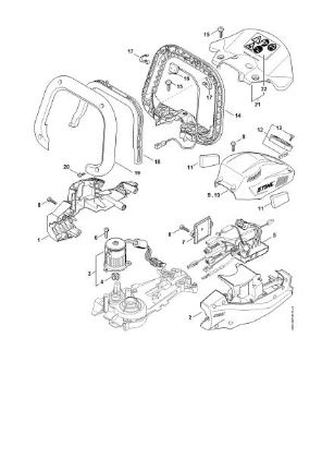 Picture of Motor Housing, Electronic Module HSA 130.0 T