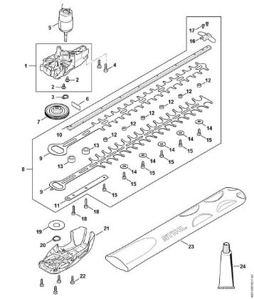 Picture of Gear head, Electric motor, Cutter bar HSA 50.0