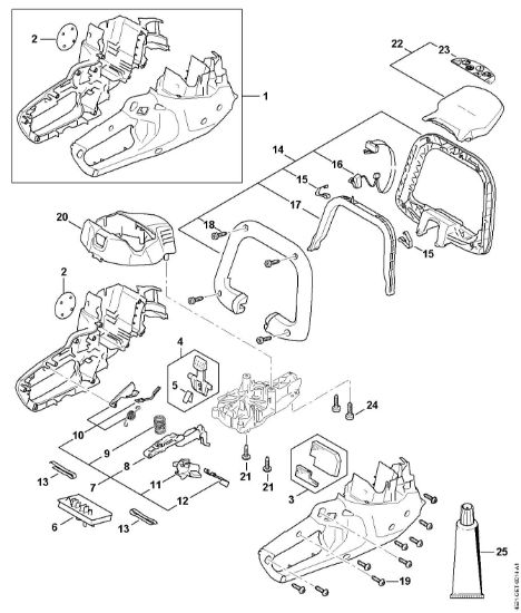Picture of Motor Housing, Electronic Module HSA 50.0