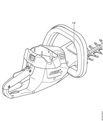 Serial number Cordless hedge trimmers (HSA) HSA 56 Stihl
