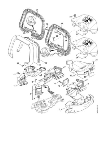 Picture of Motor Housing, Electronic Module HSA 94 R