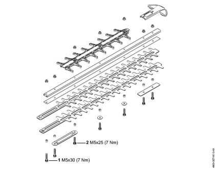 Tightening torques Cordless hedge trimmers (HSA) HSA 94 R Stihl