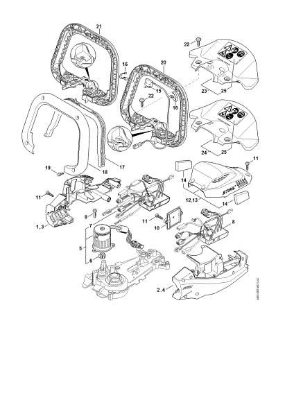 Picture of Motor Housing, Electronic Module HSA 94 T