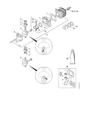 Picture of Crankcase, Cylinder HS 45