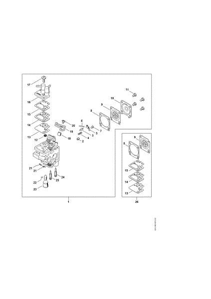 Picture of Carburetor 4242/01 HS 46