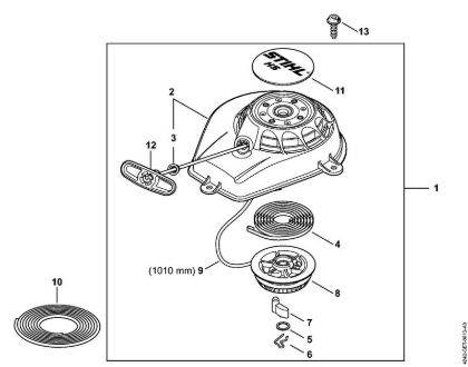 Rewind starter Hedge trimmers (HS) HS 46 Stihl