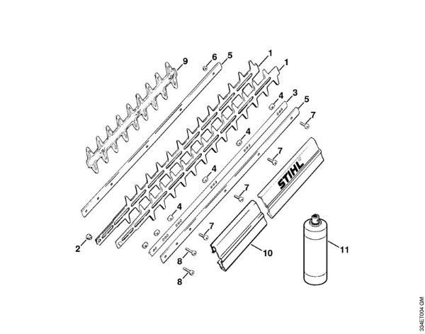 Cutter bar HS 61 Hedge trimmers (HS) HS 61 Stihl