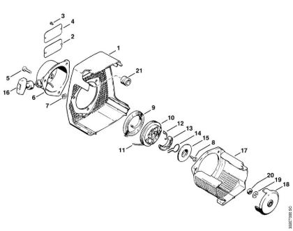 Rewind starter Hedge trimmers (HS) HS 61 Stihl