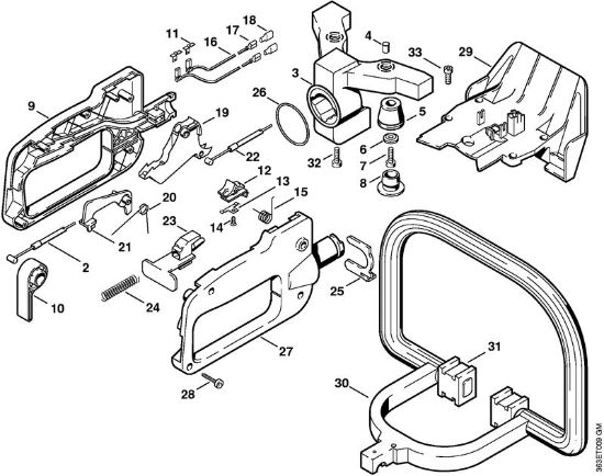 Control handle HS 74 Hedge trimmers (HS) HS 74 Stihl