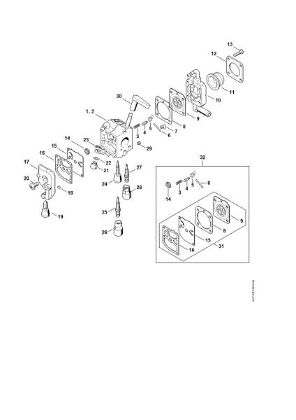 Picture of Carburetor C1Q-S198, C1Q-S140 HS 81 TC-E