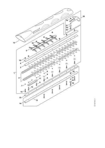 Picture of Cutter bar 600 mm / 24 R HS 82 RC-E