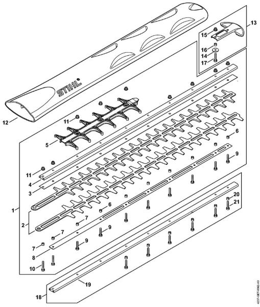 Cutter bar 750 mm / 30 R Hedge trimmers (HS) HS 82 RC-E Stihl