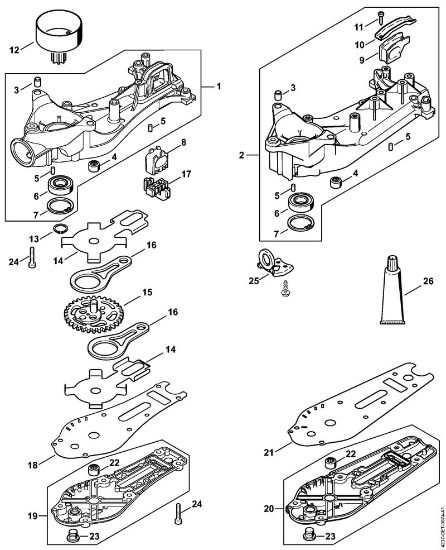 Gear head HS 82 R, 87 R Hedge trimmers (HS) HS 82 RC-E Stihl