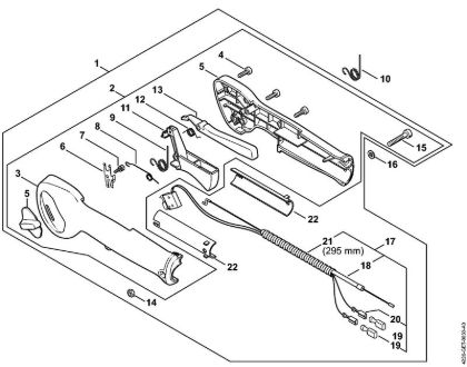 Control handle HS 85 Hedge trimmers (HS) HS 85 Stihl