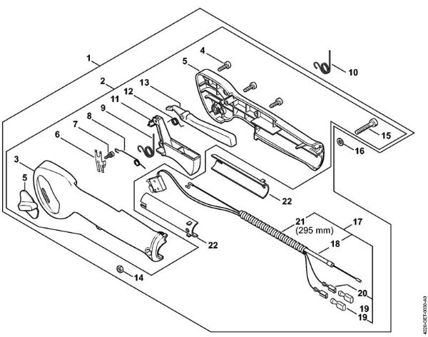 Control handle HS 85 Hedge trimmers (HS) HS 85 Stihl