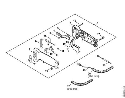 Control handle HS 85 (19.2002) Hedge trimmers (HS) HS 85 Stihl