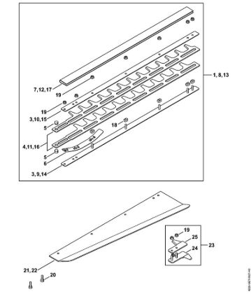 Cutter bar HS 85 Hedge trimmers (HS) HS 85 Stihl