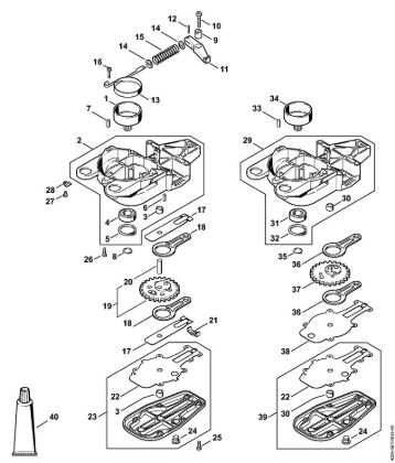Gear housing Hedge trimmers (HS) HS 85 Stihl