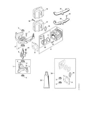 Picture of Crankcase, Cylinder HS 87 T
