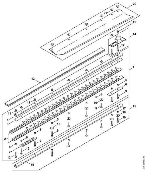 Cutter bar 750 mm / 30 T Hedge trimmers (HS) HS 87 T Stihl
