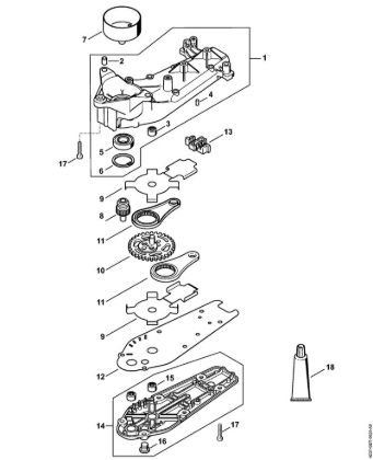 Gear head HS 82 T, 87 T Hedge trimmers (HS) HS 87 T Stihl