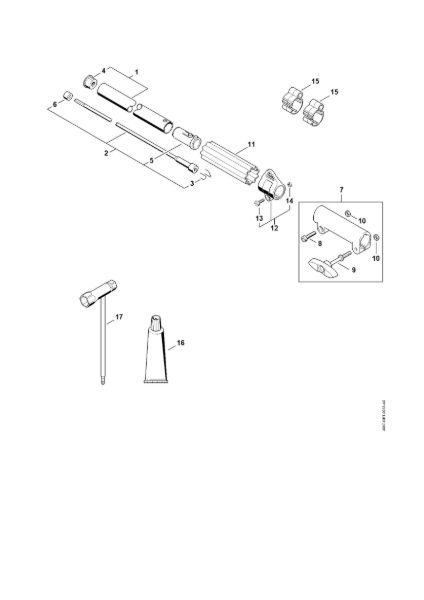 Picture of Drive tube assembly KMA 130 R