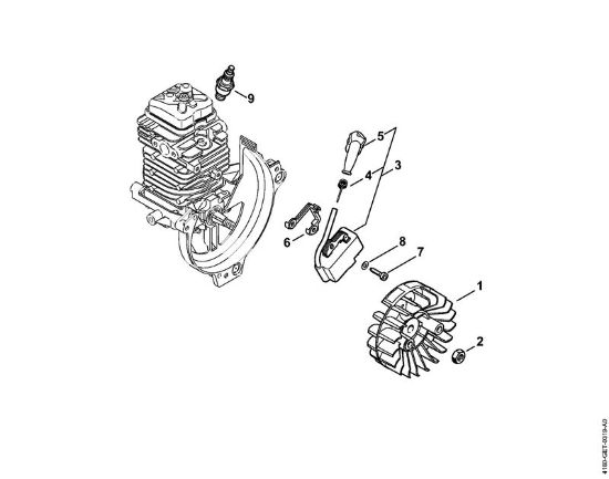 Ignition system KombiEngines (KM) KM 131 R Stihl