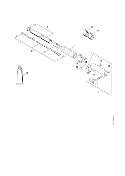 Picture of Drive tube assembly KM 235.0
