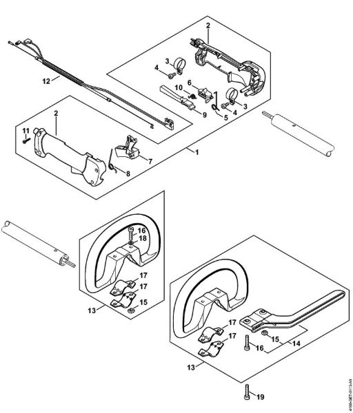 Handle KombiEngines (KM) KM 90 R Stihl