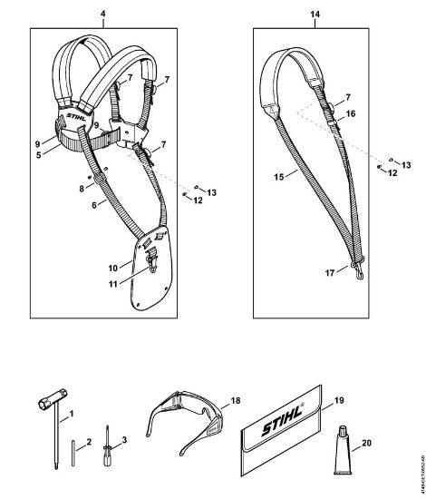 Tools, Extras KombiEngines (KM) KM 94 RC-E Stihl