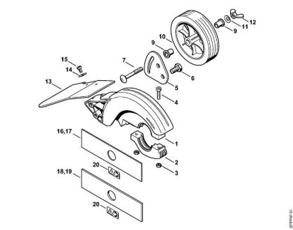 FCB-KM Deflector (50.2014) KombiTools (-KM) FCB-KM - 4137 Stihl
