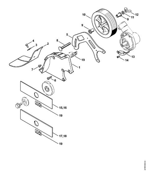 FCS-KM Deflector KombiTools (-KM) FCS-KM Stihl