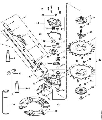 Spare parts RG-KM KombiTools (-KM) RG-KM Stihl