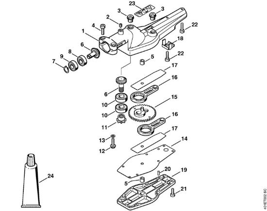Gear head 0° Power tool attachments HL 0° Stihl