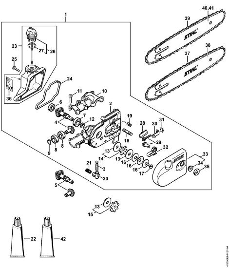 Gear head Power tool attachments HT Stihl
