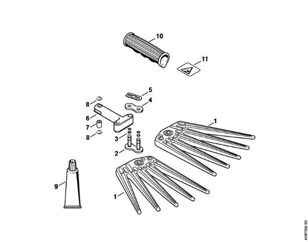 Rake Power tool attachments SP Stihl