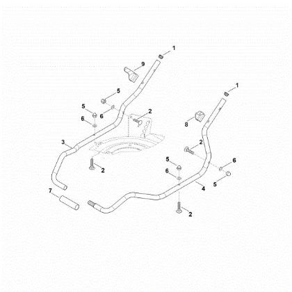 Picture of B - Handle lower part RMA 2.2 RV