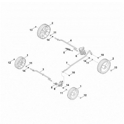 Picture of C - Chassis, height adjustment RMA 235.1
